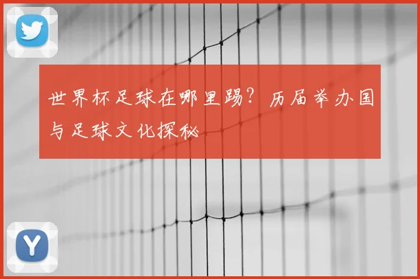 世界杯足球在哪里踢？历届举办国与足球文化探秘